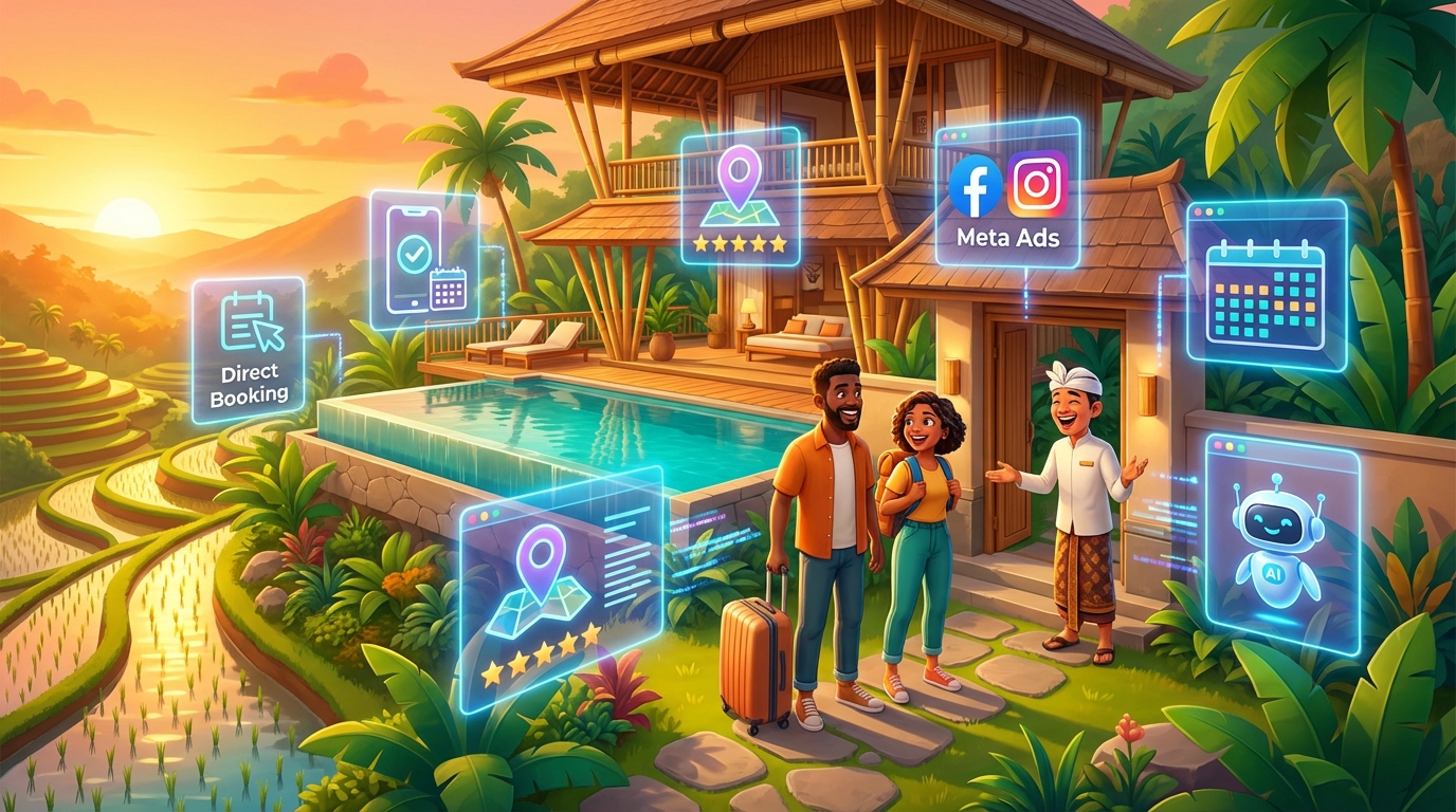 Strategi Jitu Penuhi Booking Villa Bali